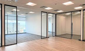 Office Glass Wall Partitions Floor To