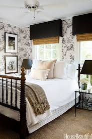 Canopy bed with white bedding. 15 Beautiful Black And White Bedroom Ideas Black And White Decor
