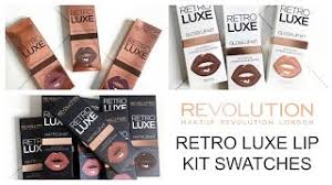makeup revolution retro luxe lip kit