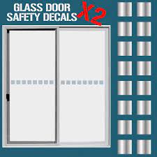 Glass Door Hazard Protection Decal