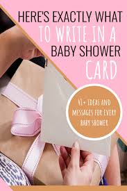 a baby shower card