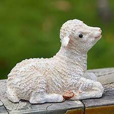 Animal Sculpture Resin Sheep Figurine