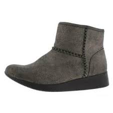 Details About Naturalizer Womens Julian Gray Leather Booties Shoes 7 Wide C D W Bhfo 9911