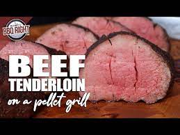 beef tenderloin on a pellet grill