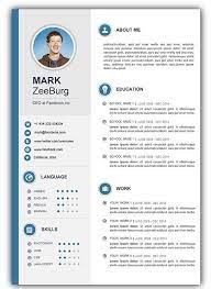 This modern ms word resume template includes graphical elements that make it stand out from the rest and don't distract the reader from the document's content. Free Resume Templates Doc Resume Doc Template Visual Resume Within Cv Templates Free Downl Free Resume Template Word Free Cv Template Word Resume Template Word