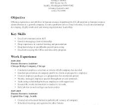 Sample Objective For Resume