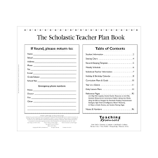 Scholastic Teacher Plan Book Beckers School Supplies