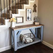 25 pallet console tables for entryways