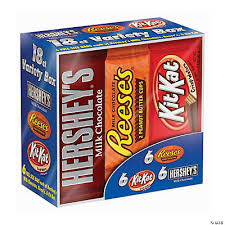 The best way to update deals from an online store is to visit their homepage regularly. Hershey S Chocolate Candy Bar Variety Pack Hershey S Reese S Kit Kat 18 Count