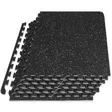 prosourcefit rubber top exercise puzzle mat
