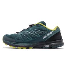 Details About Salomon Sense Marin Green Yellow Black Men Trail Running Shoes Sneaker L39203700