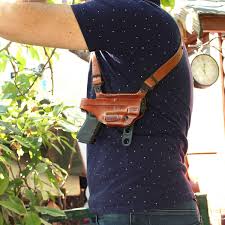 leather shoulder holster custom fit
