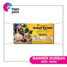 banner qurban fresh print