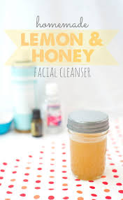 homemade cleanser with lemon