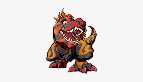 Img Trex 1 Fossil Fighters Trex Transparent Png 400x399