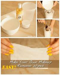 own makeup remover wipes