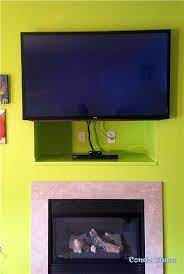 how to mount a big flat screen tv in a