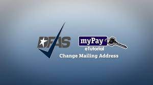 dfas mypay how to change your mailing