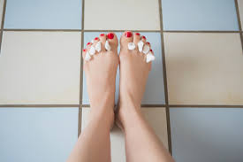 how to get nail polish remover off tile