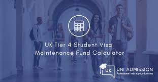 Hold a passport valid at least six months on entry with one blank visa page. Uk Tier 4 Student Visa Maintenance Funds Calculator Uk Uni Admission