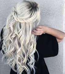 Prom night is your time to shine, and looking your best is of the utmost importance. Wedding Hair Long Hair Extensions Half Up Style Formal Hair Hairbyelena Blonde Hair Long Hair Formal Hairstyles Wedding Hairstyles Long Hair Styles