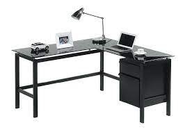 black glass office desk corner desk