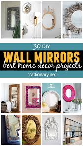 diy wall mirrors thirty best home