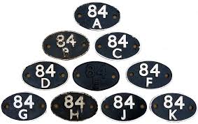 railwayana auctions uk shed code plates