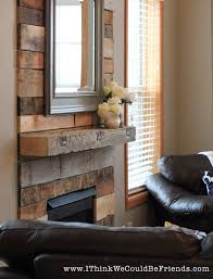 Palette Wood Fireplace Surround Makeover