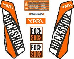 Rockshox Yari 2016 Fork Decals Stickers 6 99 Picclick Uk