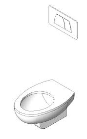 Concealed Cistern In Autocad Cad