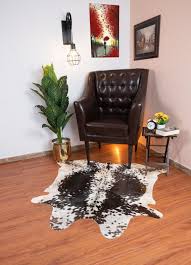 tricolor cowhide rug brown white cow