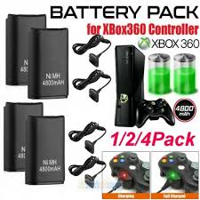 4x rechargeable battery pack charger