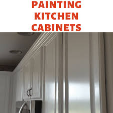 Maybe one day down the road you can just tackle the cabinets yourself and paint them 🙂. Tips For Spray Painting Kitchen Cabinets Dengarden