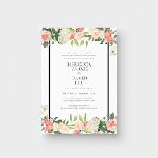 Floral Letter I Invitation Card The Paperpapers Wedding Invitation Malaysia