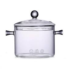 Glass Saucepan Stovetop Pot