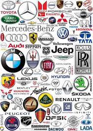 mixed cars logo automotive brands
