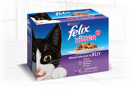 Kitten Food Mixed Selection In Jelly Felix