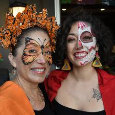 face painting la day of the dead dia