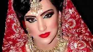 asian bridal arabic hair makeup