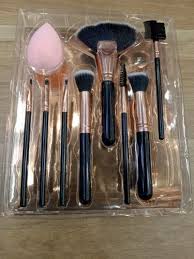 acrylic makeup brush kit for parlour
