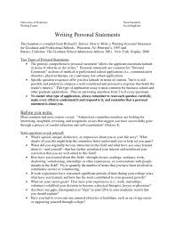 writing a personal statement for graduate school template  odkkCIR