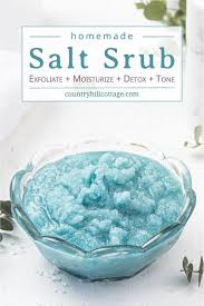 diy salt scrub recipe homemade sea