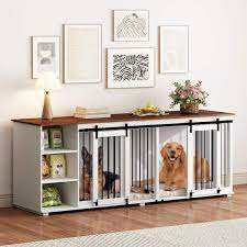 wiawg l large dog crate furniture 86