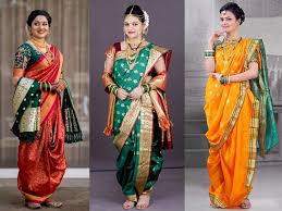 traditional nauvari sarees collection