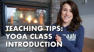 teaching tips introduction for yoga