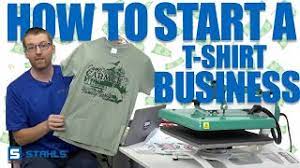 how to start a t shirt business at home