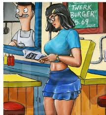 Adult Tina Belcher Bobs Burger butts sexy cosplay art cartoon poster hentai  