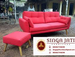 kursi tamu sofa minimalis kayu jati