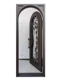 Grapevine Model Iron Door With Rain